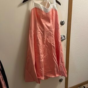 50s style halter top dress